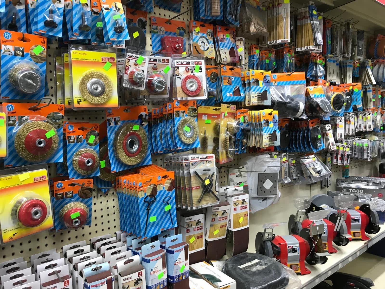 Reparto abrasivi e accessori per smerigliatura